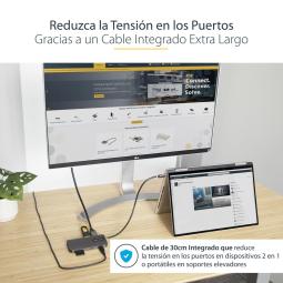 Docking station startech ubs tipo c 8 en 1