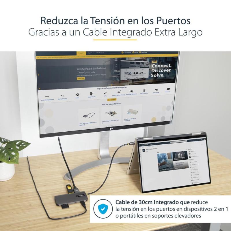 Docking station startech ubs tipo c 8 en 1