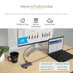 Docking station startech ubs tipo c 8 en 1