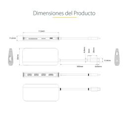 Docking station startech ubs tipo c 8 en 1