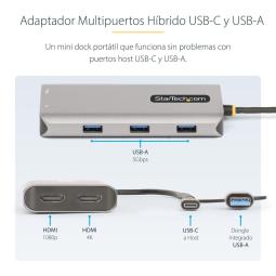 Docking station startech usb tipo c - usb 3.2 5 en 1