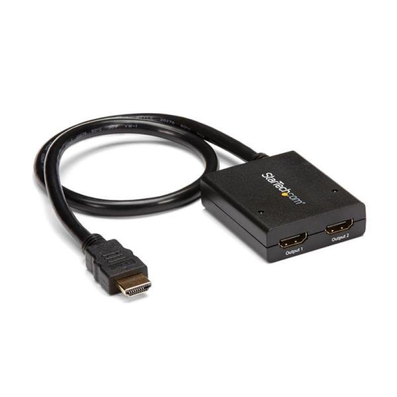 Splitter hdmi 4k startech macho - hembra 2 puertos