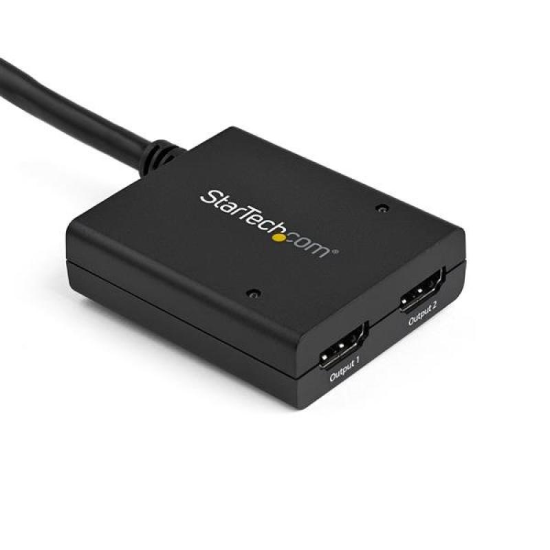Splitter hdmi 4k startech macho - hembra 2 puertos
