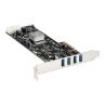 Tarjeta de puertos pci express startech pexusb3s44v 4x usb 3.0
