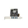 Tarjeta de puertos pci express startech pexusb3s44v 4x usb 3.0