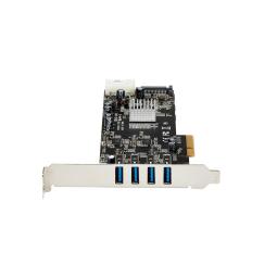 Tarjeta de puertos pci express startech pexusb3s44v 4x usb 3.0
