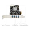 Tarjeta de puertos pci express startech pexusb3s44v 4x usb 3.0
