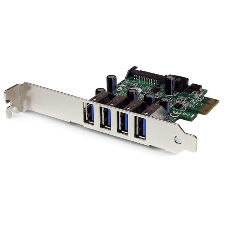 Tarjeta de puertos pci express startech pexusb3s4v 4x usb 3.0