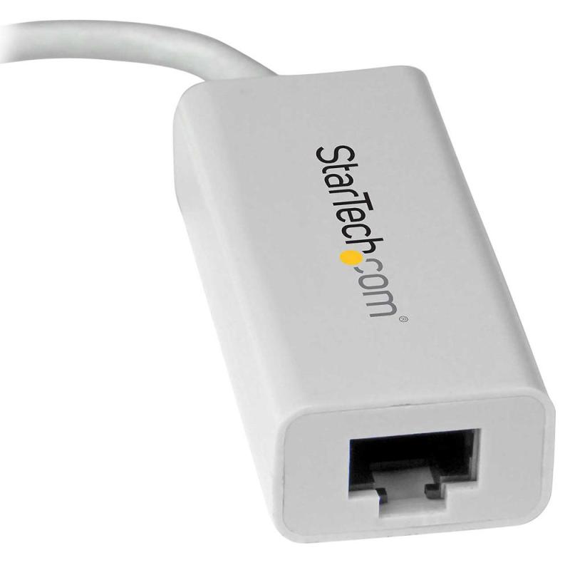 Adaptador usb tipo c a rj45 startech macho - hembra blanco