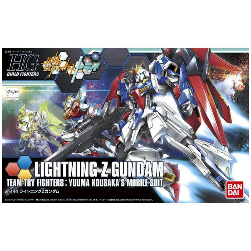 Maqueta bandai hobby mobile suit gundam build fighters hgbf 1 - 144 lightning z gundam