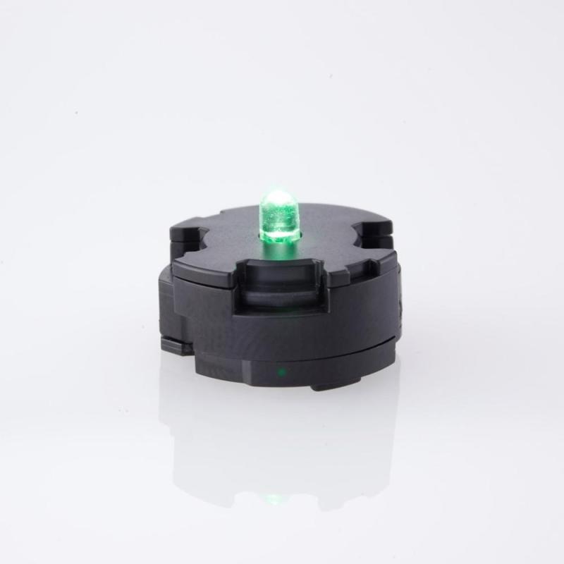 Lampara bandai hobby led unit set green 2 unidades