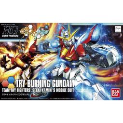 Maqueta bandai hobby mobile suit gundam fighters try hgbf 1 - 144 try burning gundam