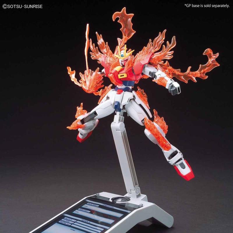 Maqueta bandai hobby mobile suit gundam fighters try hgbf 1 - 144 try burning gundam