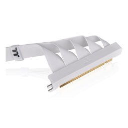 Cable pci express 4.0 thermaltake 0.4m - macho - macho - blanco