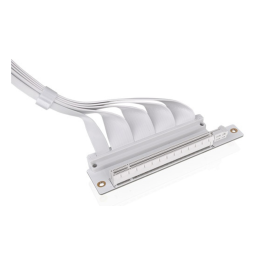 Cable pci express 4.0 thermaltake 0.4m - macho - macho - blanco