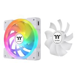 Ventilador caja thermaltake swafan ex14 argb 3x 140mm blanco