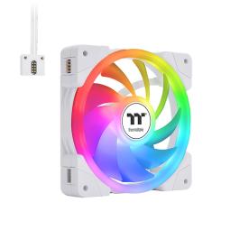 Ventilador caja thermaltake swafan ex14 argb 3x 140mm blanco