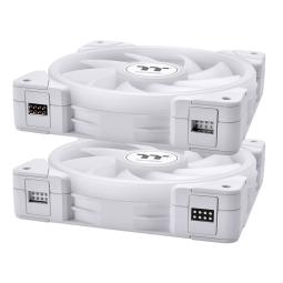 Ventilador caja thermaltake swafan ex14 argb 3x 140mm blanco