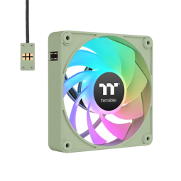 Ventilador caja inv magnetico thermaltake ct120 ex argb 3x 120mm verde matcha