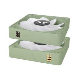 Ventilador caja inv magnetico thermaltake ct120 ex argb 3x 120mm verde matcha