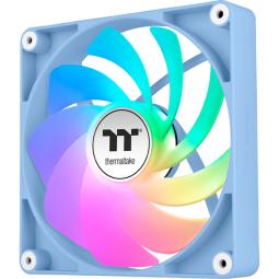 Ventilador caja inverso thermaltake ct120 argb 2x 120mm azul hydrangea