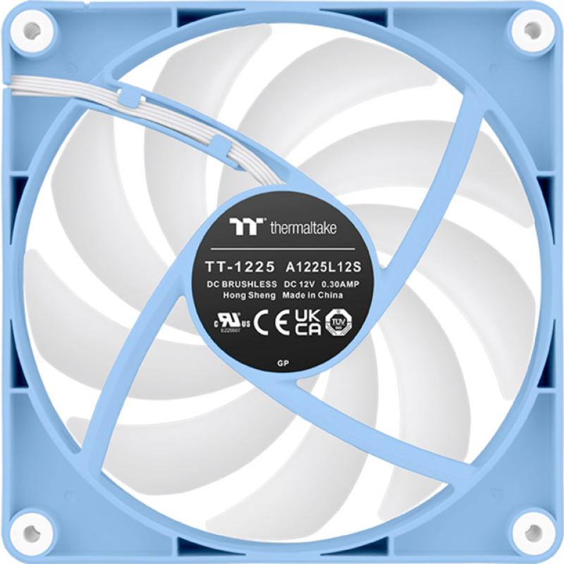 Ventilador caja inverso thermaltake ct120 argb 2x 120mm azul hydrangea