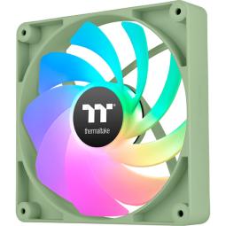 Ventilador caja inverso thermaltake ct120 argb 2x 120mm verde matcha