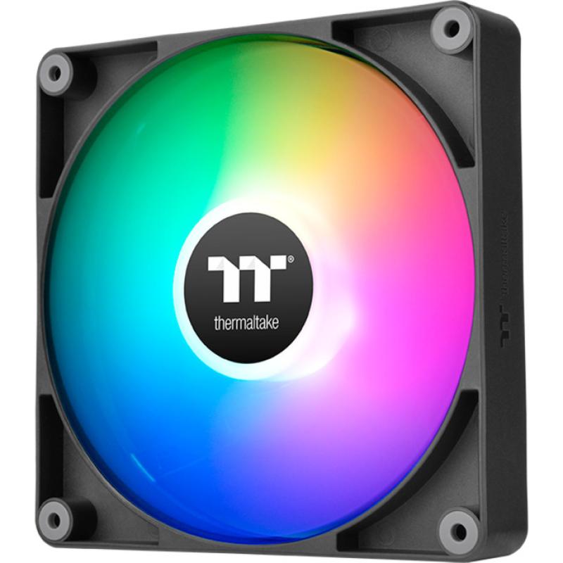 Ventilador caja inverso thermaltake ct140 argb 2x 140mm negro
