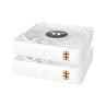 Ventilador caja magnetico thermaltake ct120 ex argb 3x 120mm blanco
