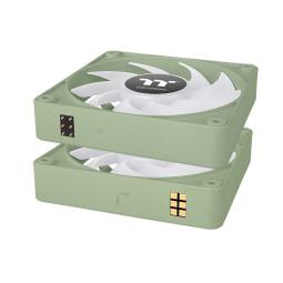 Ventilador caja magnetico thermaltake ct120 ex argb 3x 120mm verde matcha