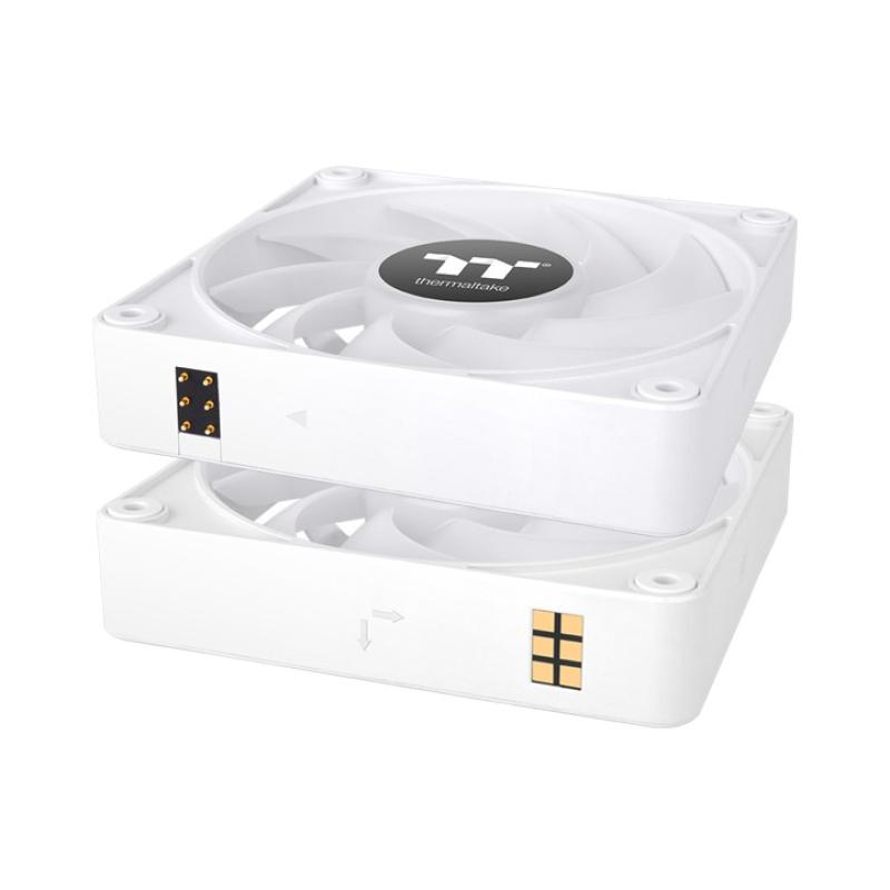 Ventilador caja magnetico thermaltake ct140 ex argb 3x 140mm blanco