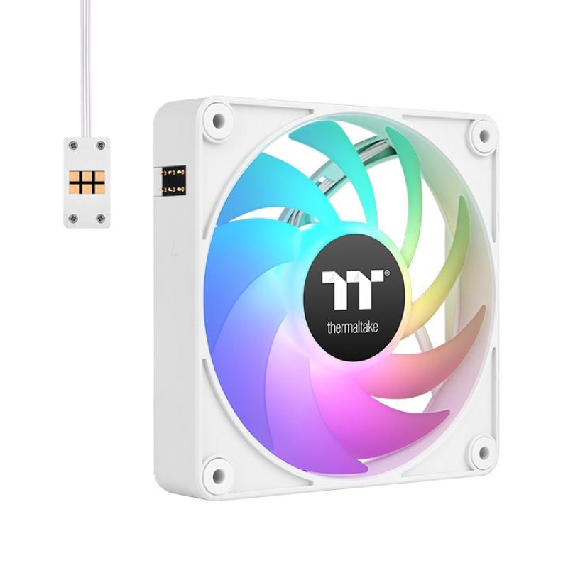 Ventilador caja magnetico thermaltake ct140 ex argb 3x 140mm blanco