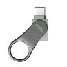 Memoria usb 3.2 - usb tipo c silicon power c80 128gb dual metalico