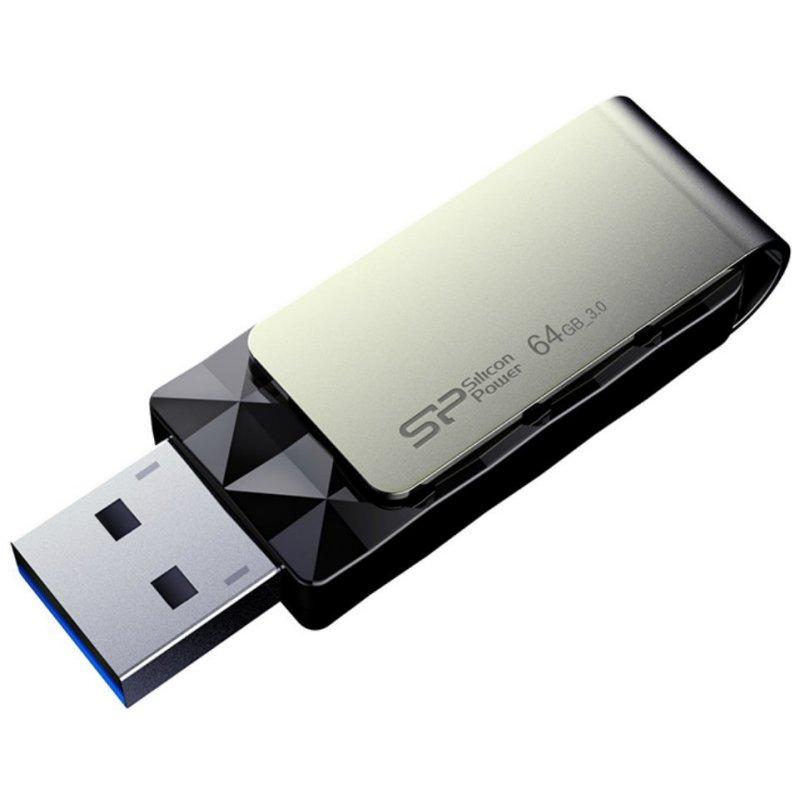 Memoria usb 3.1 silicon power blaze b30 64gb black