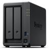 Servidor nas synology disk station ds725+ 4gb 2 bahias gigabit ethernet