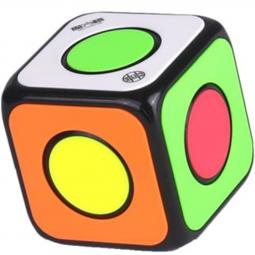 Cubo de rubik qiyi 02 cube negro - Imagen 1