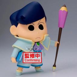 Figura banpresto crayon shinchan the movie super hot! the spicy kasukabe dancers kasukabe boueitai kazama - kun 11cm