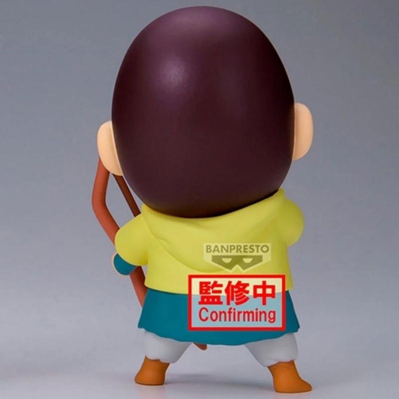 Figura banpresto crayon shinchan the movie super hot! the spicy kasukabe dancers kasukabe boueitai bo - chan 11cm