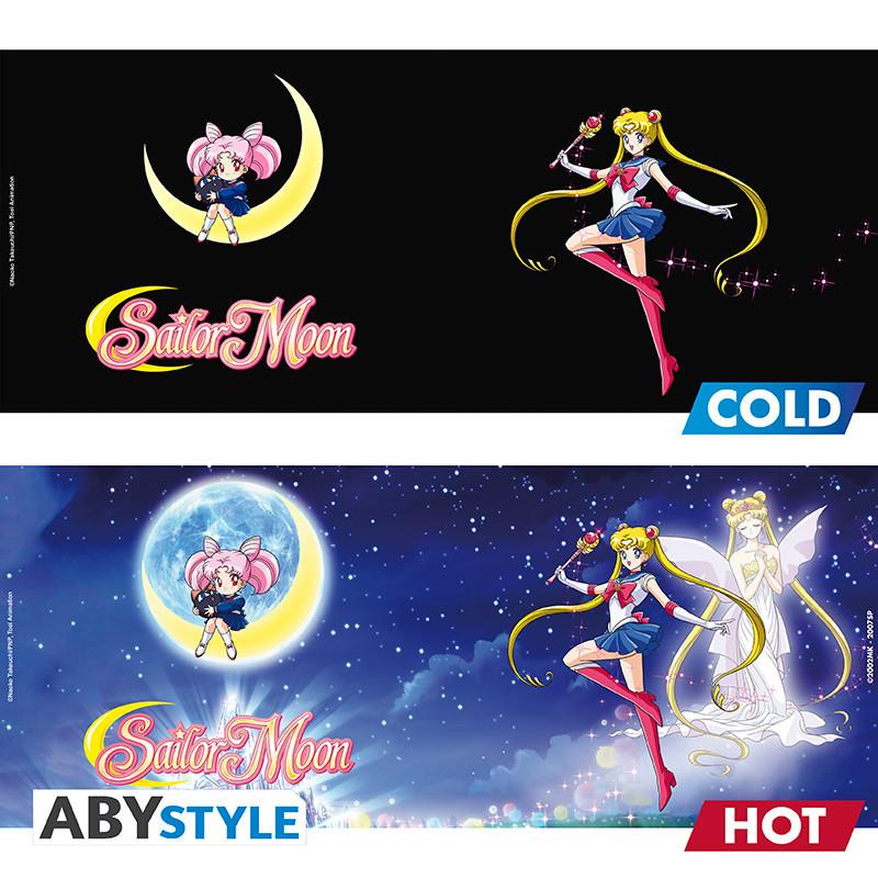 Taza termica abystyle sailor moon sailor & chibi