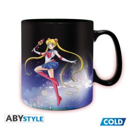 Taza termica abystyle sailor moon sailor & chibi