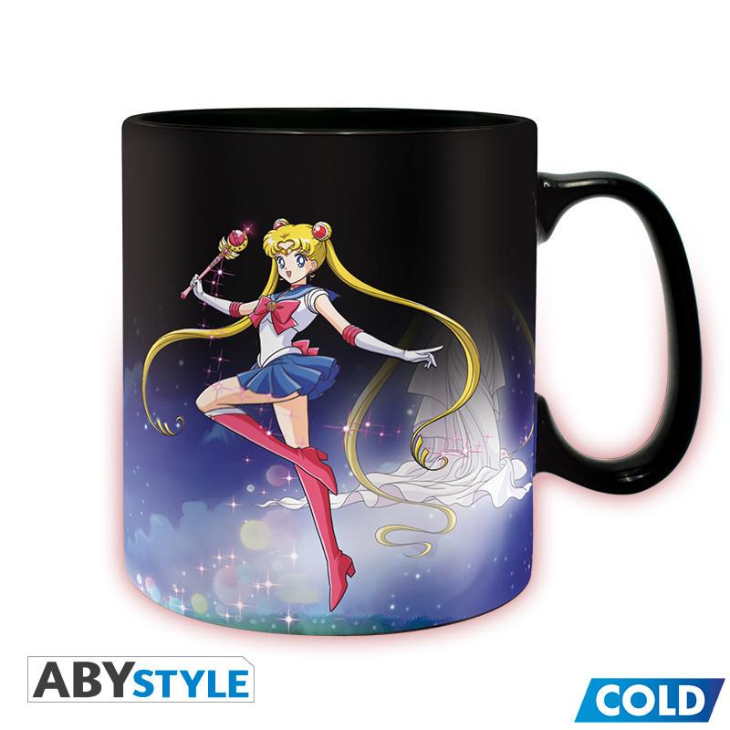 Taza termica abystyle sailor moon sailor & chibi