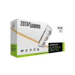 Tarjeta grafica zotac gaming 5070 ti solid core oc white edition 16gb gddr7