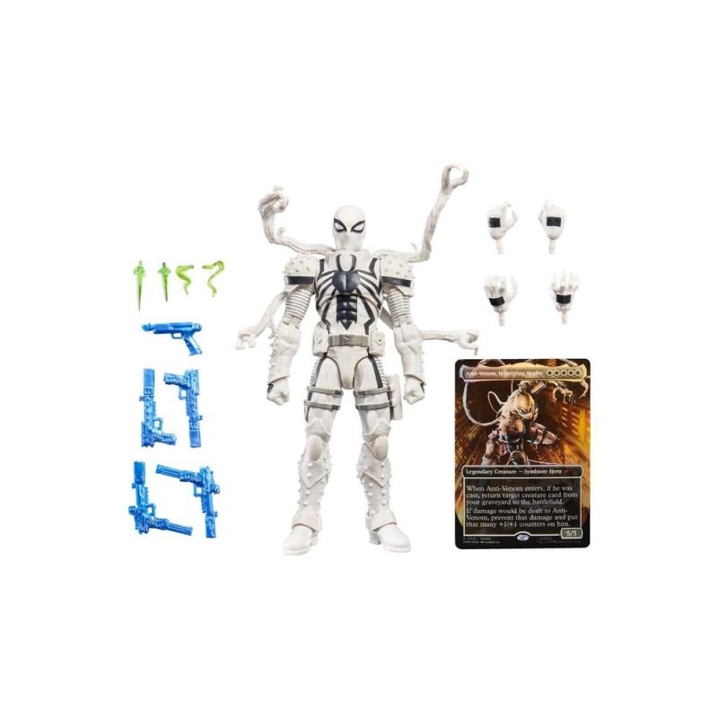 Figura hasbro marvel legends series magic the gathering agent anti - venom