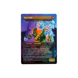 Figura hasbro marvel legends series magic the gathering man - wolf