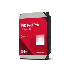 Disco duro interno hdd wd western digital nas red pro wd240kfgx 24tb 3.5 pulgadas sata 6gb - s 7200rpm 512mb