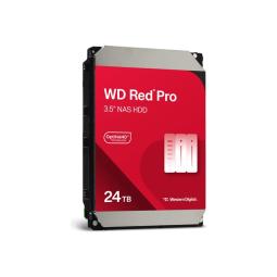 Disco duro interno hdd wd western digital nas red pro wd240kfgx 24tb 3.5 pulgadas sata 6gb - s 7200rpm 512mb