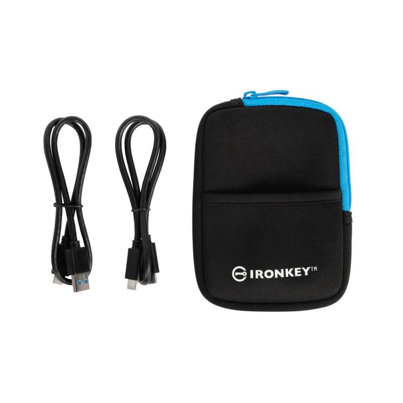 Disco duro externo ssd kingston ironkey vault privacy 80 1.92tb usb tipo c