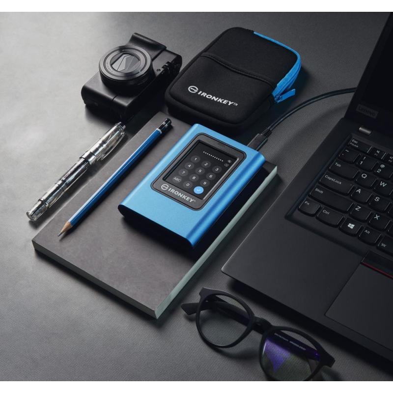 Disco duro externo ssd kingston ironkey vault privacy 80 1.92tb usb tipo c