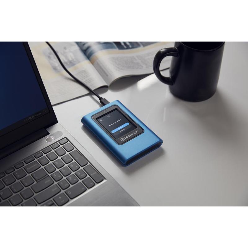 Disco duro externo ssd kingston ironkey vault privacy 80 1.92tb usb tipo c