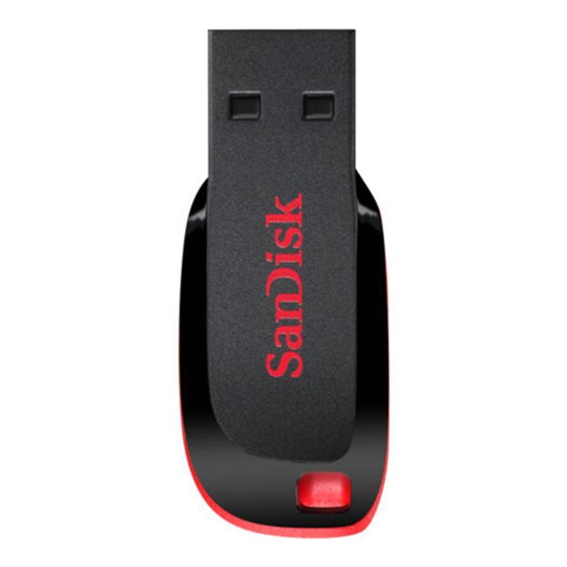 Memoria usb 2.0 sandisk 16gb cruzer blade rojo